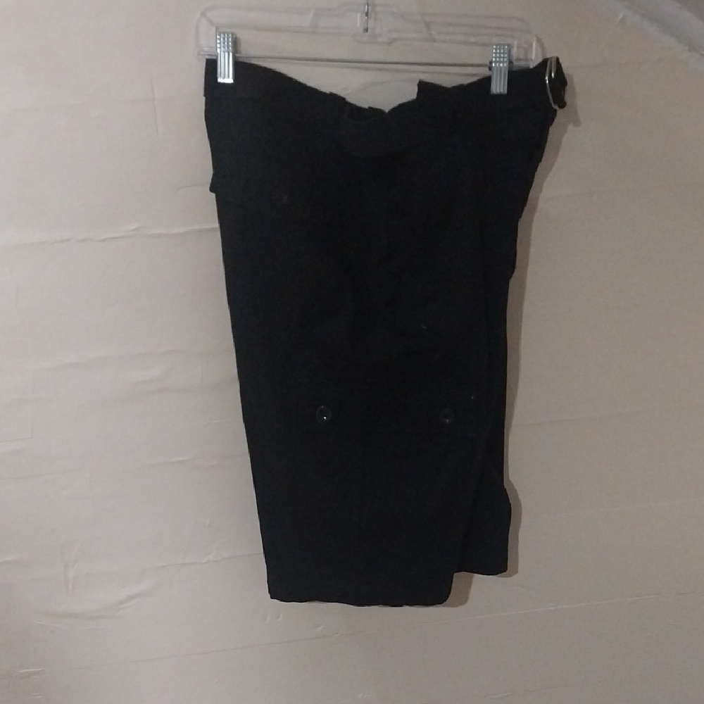 Men's Black Cargo Shorts